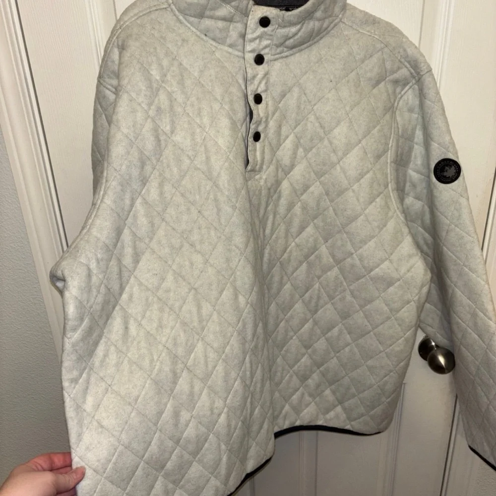 NWT CANADA WEATHER GEAR MEN QUILTED SNAP PLACKET SIZE XXL